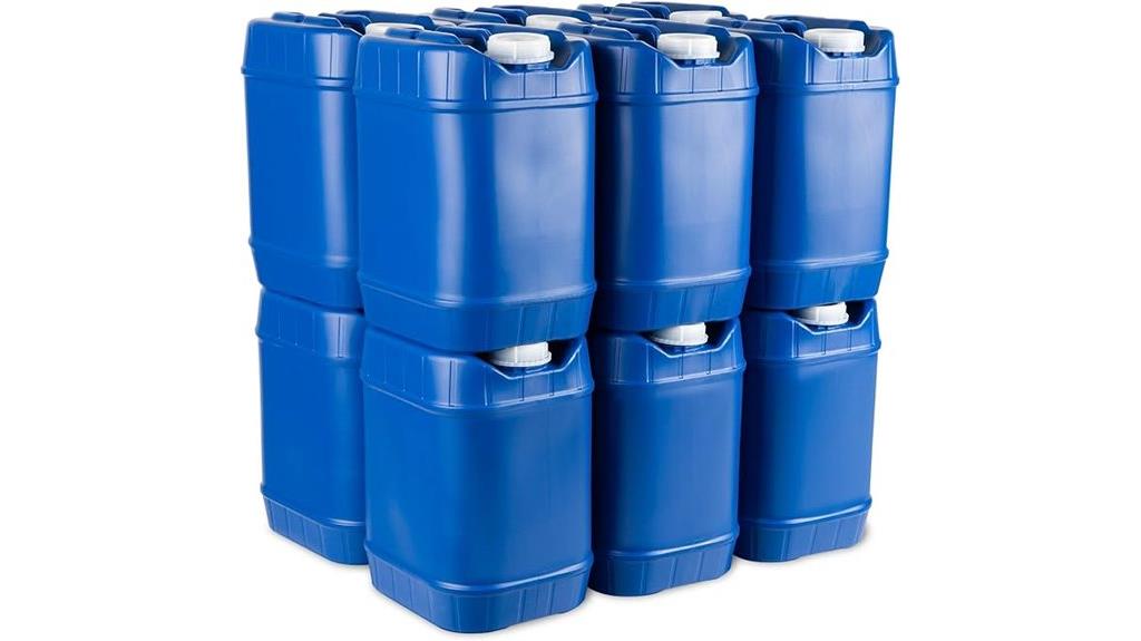 five gallon stackable water containers
