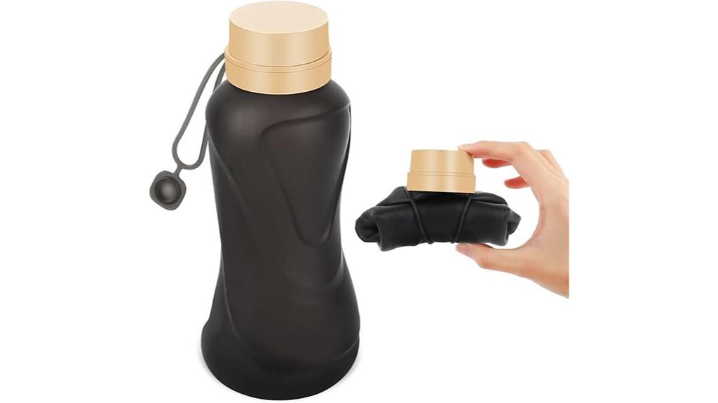 flexible leak proof silicone bottle