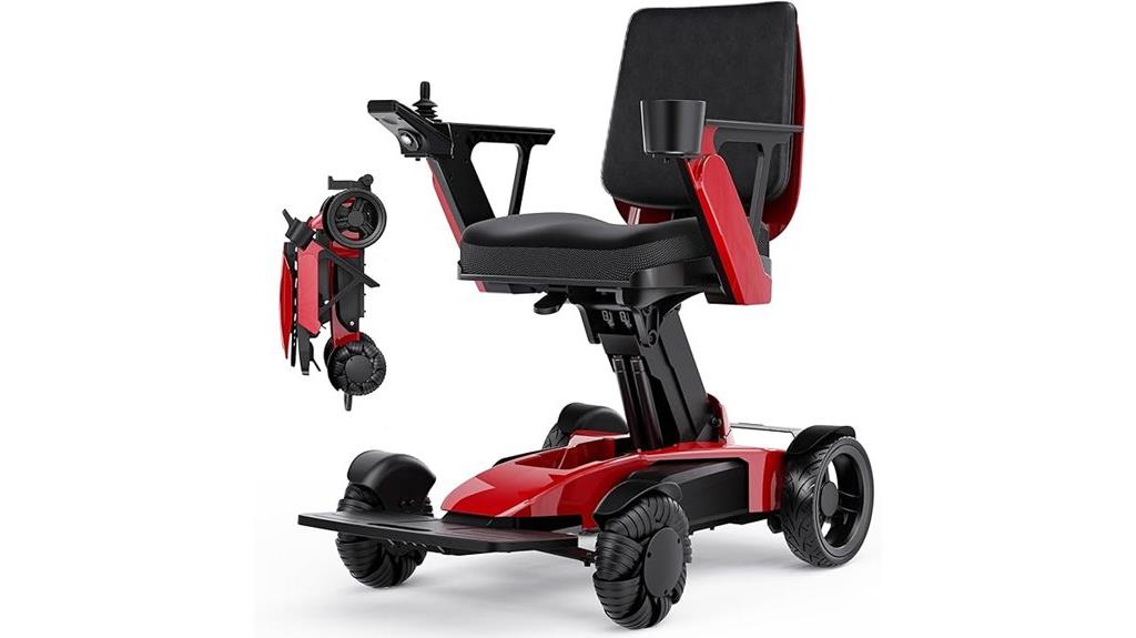 foldable adult electric wheelchair