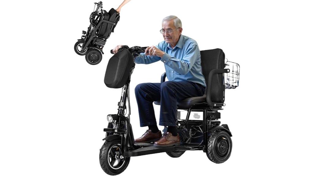 foldable adult travel scooter