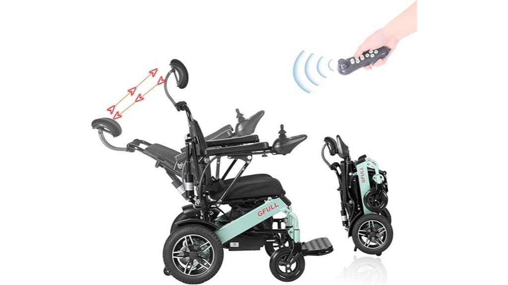 foldable all terrain power wheelchair