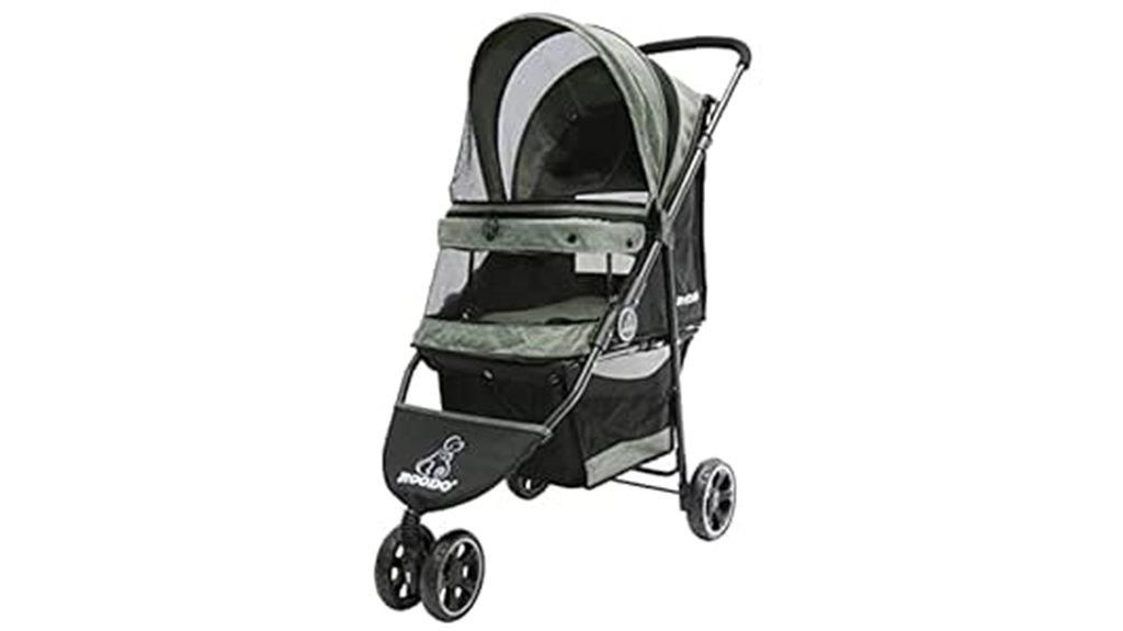 foldable pet stroller for small dogs