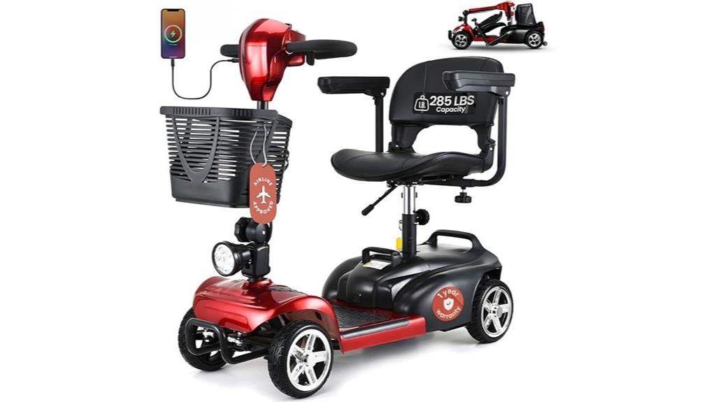 foldable senior electric scooter