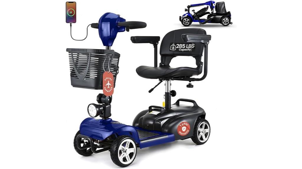 foldable senior electric scooter