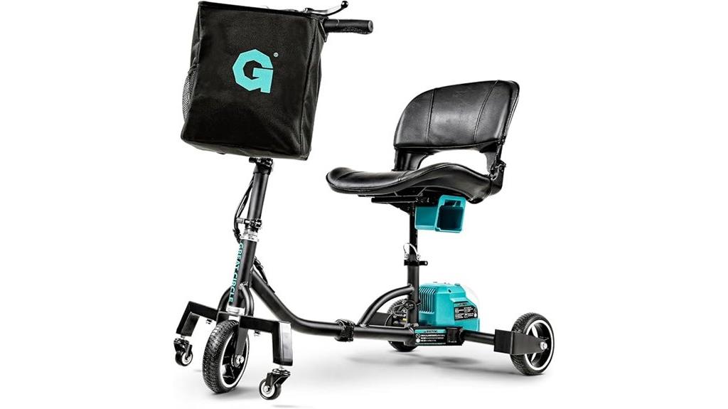 folding aluminum battery scooter