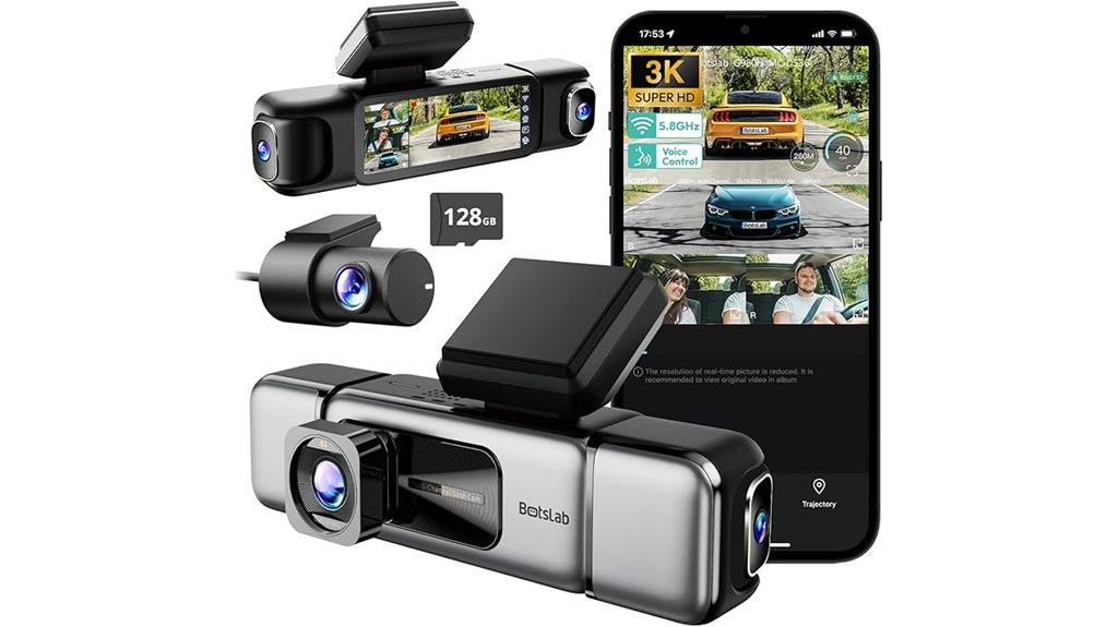 four channel 560 dash cam