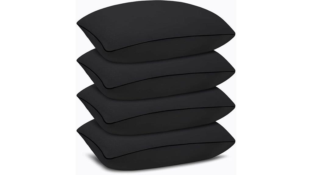 four pack standard pillows
