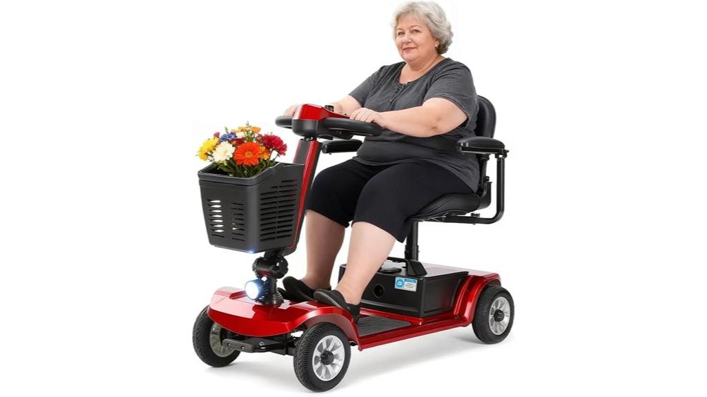 four wheel adult scooter
