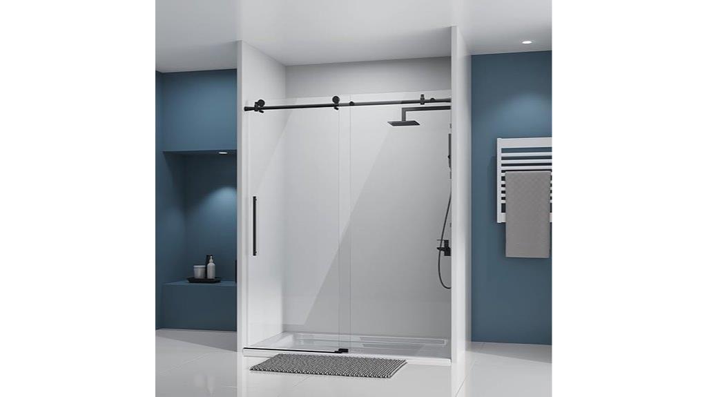 frameless shower door