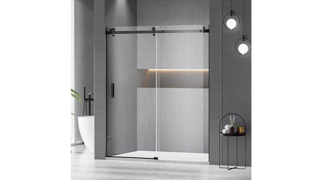 frameless shower door