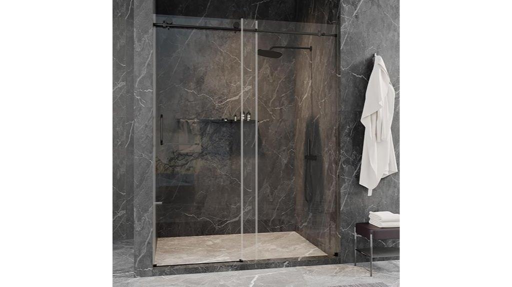 frameless sliding shower door