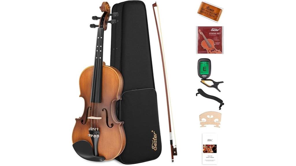 full size beginner violin set