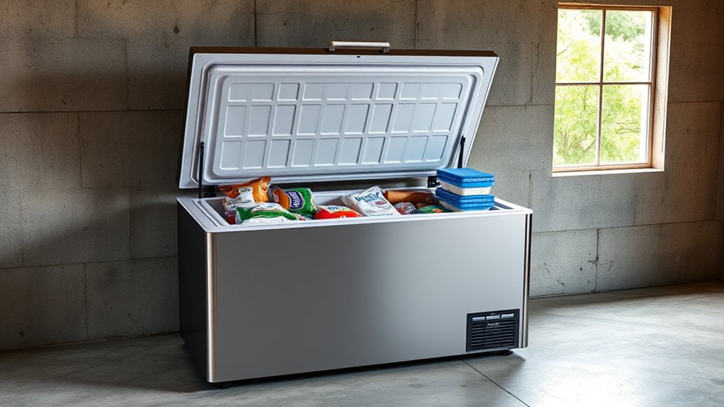 garage freezer selection criteria