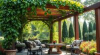 garden shade and seating