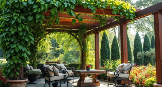 garden shade and seating