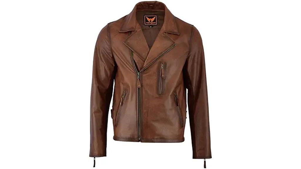genuine leather motorcycle jacket