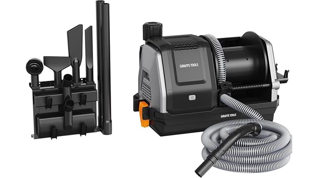 giraffe tools wall vacuum