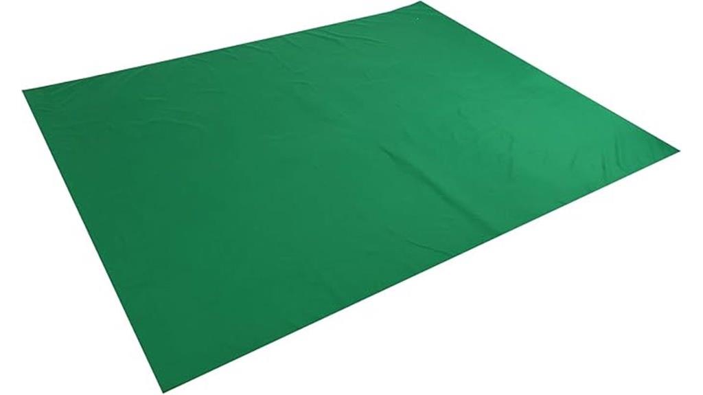green 15x2m fabric backdrop