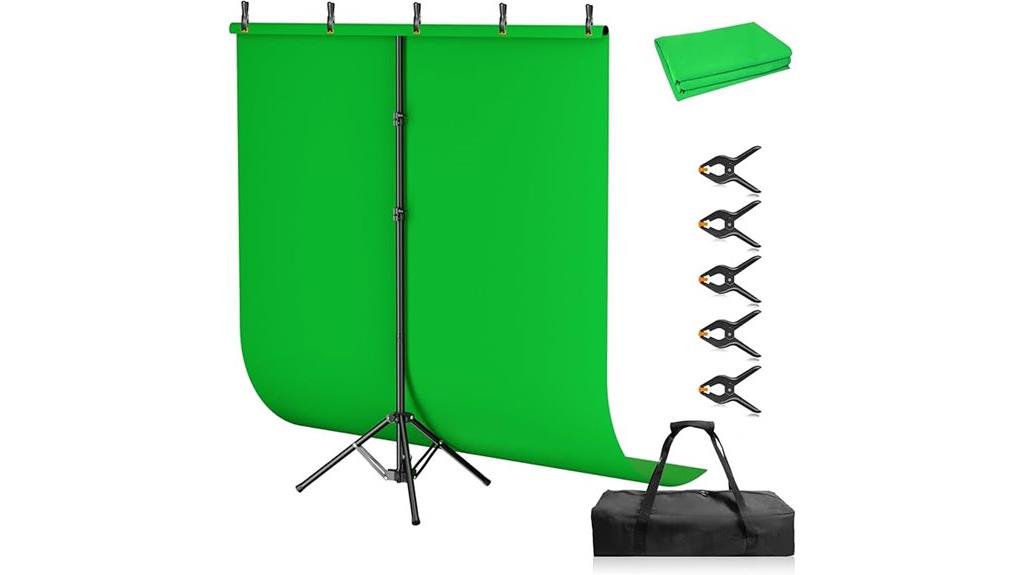 green screen kit with accessories