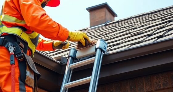 gutter cleaning and roof inspection