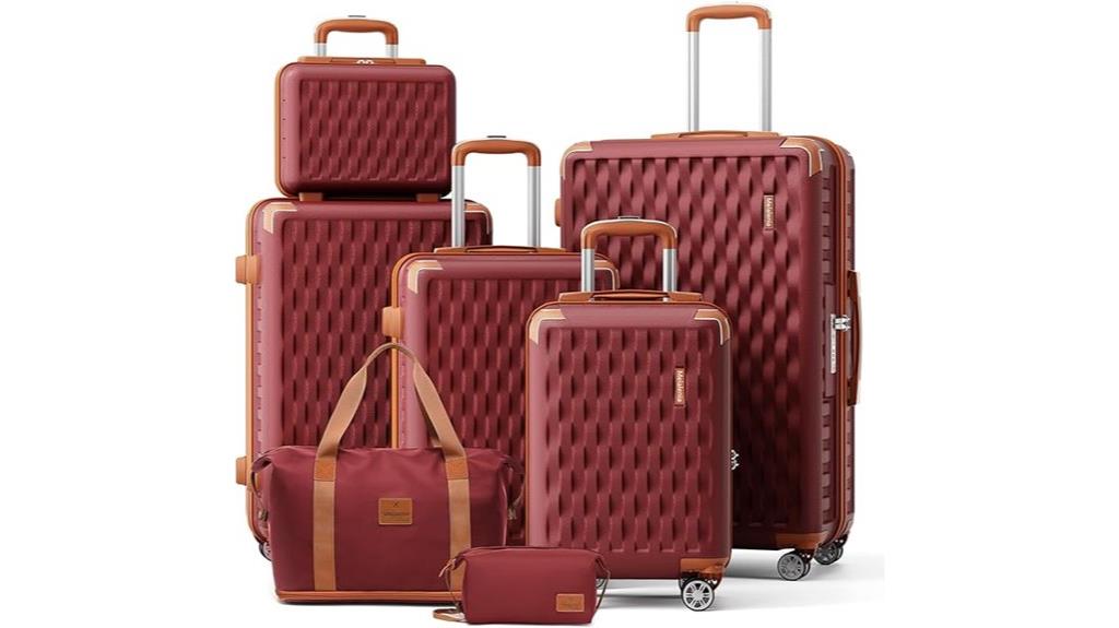 hard shell luggage set
