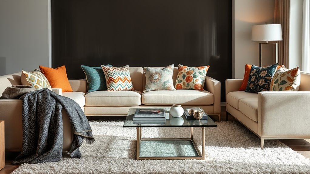 harmonious neutral and pattern