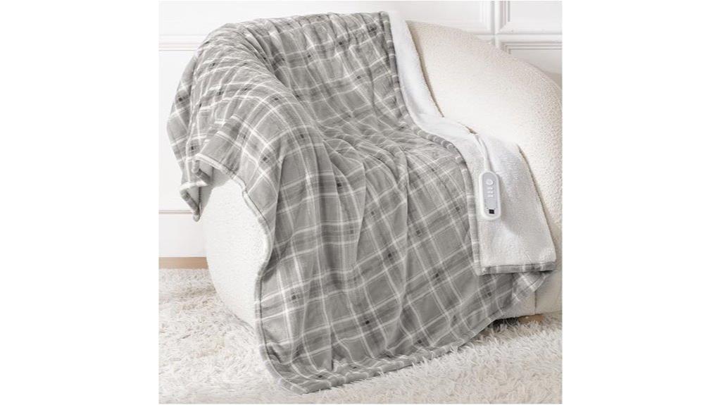 heated blanket with 8 levels