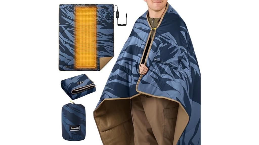 heated car blanket settings