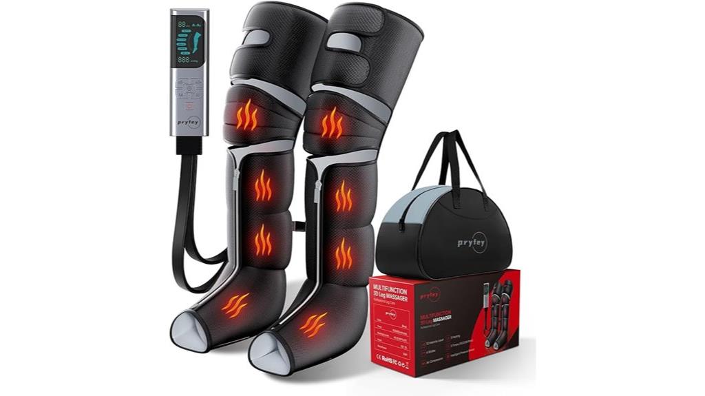 heated leg compression device