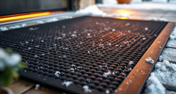 heated outdoor entry mats