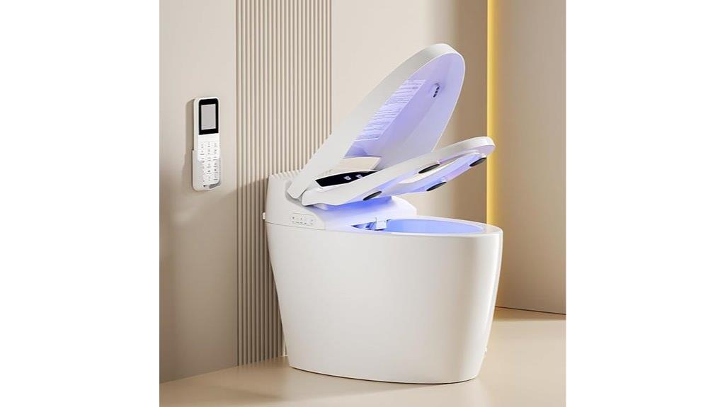 heated seat bidet
