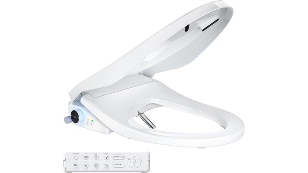 heated water bidet seat