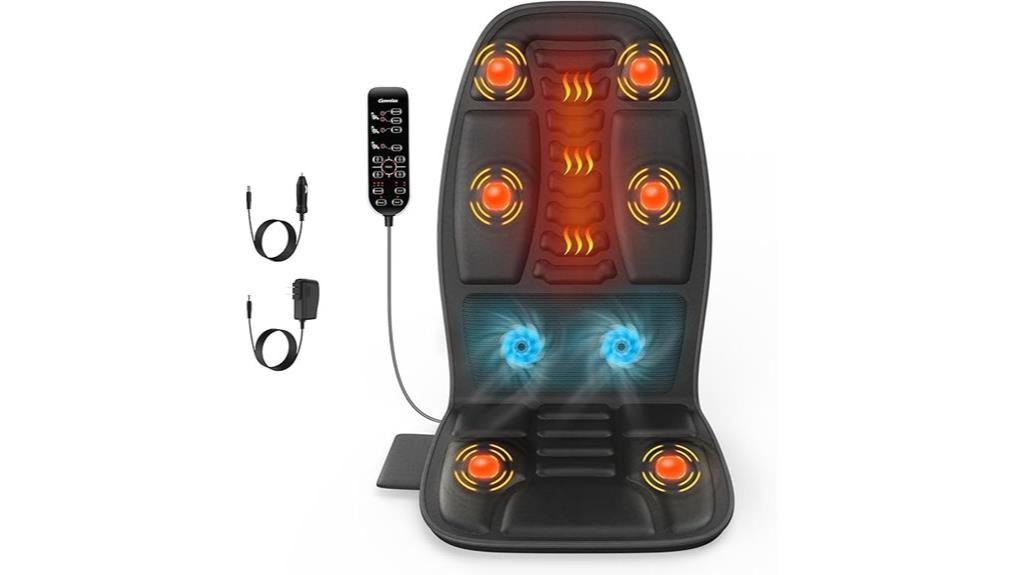 heating cooling massage cushion