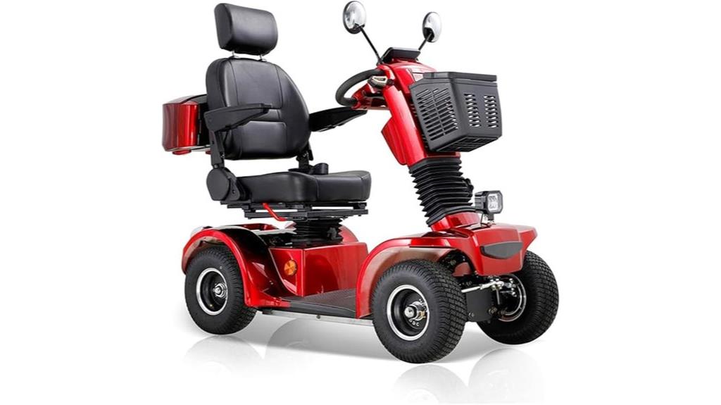 heavy duty four wheel scooter