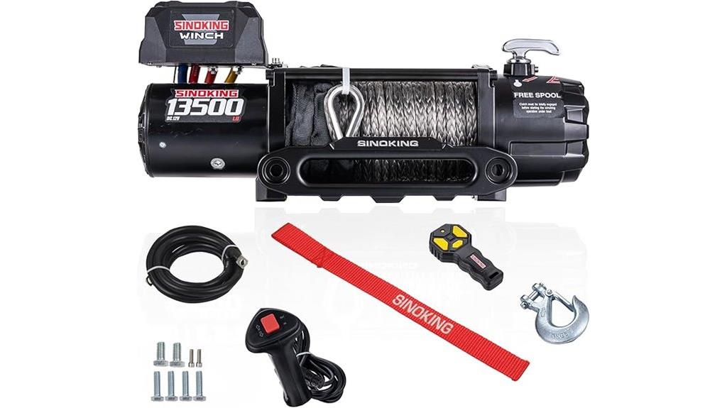 heavy duty waterproof electric winch