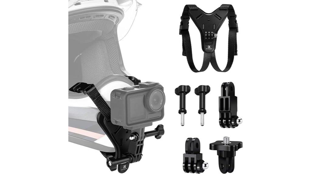helmet chin strap mount