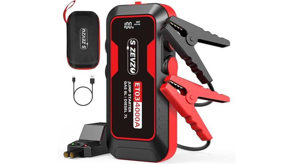 high capacity jump starter