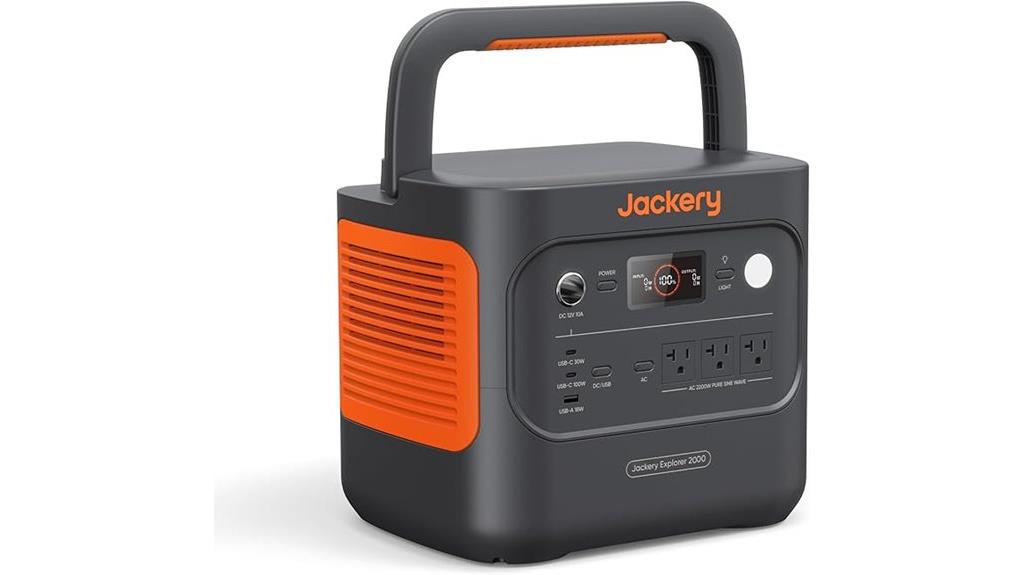 high capacity portable power station