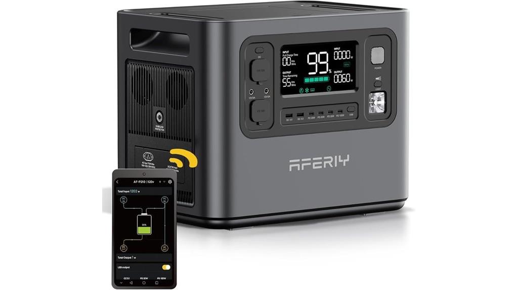 high capacity portable power station