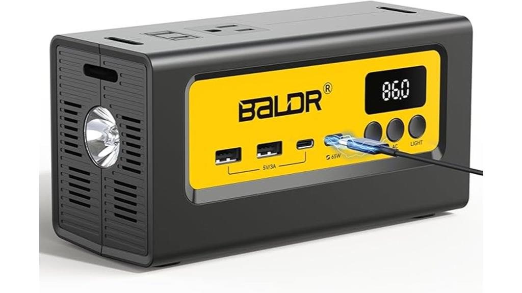 high capacity portable solar generator