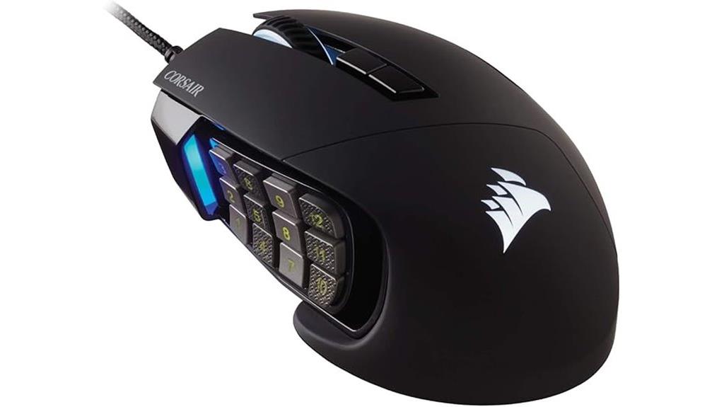 high precision wired gaming mouse