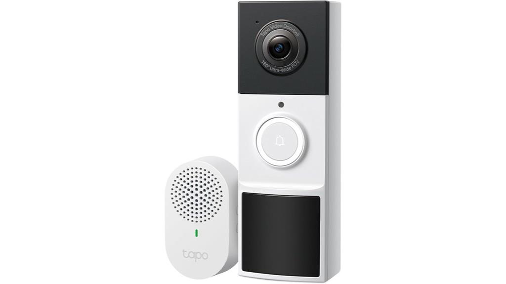 high resolution night vision doorbell