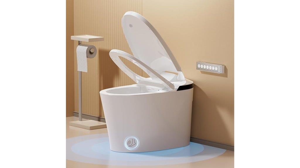 high tech bathroom comfort