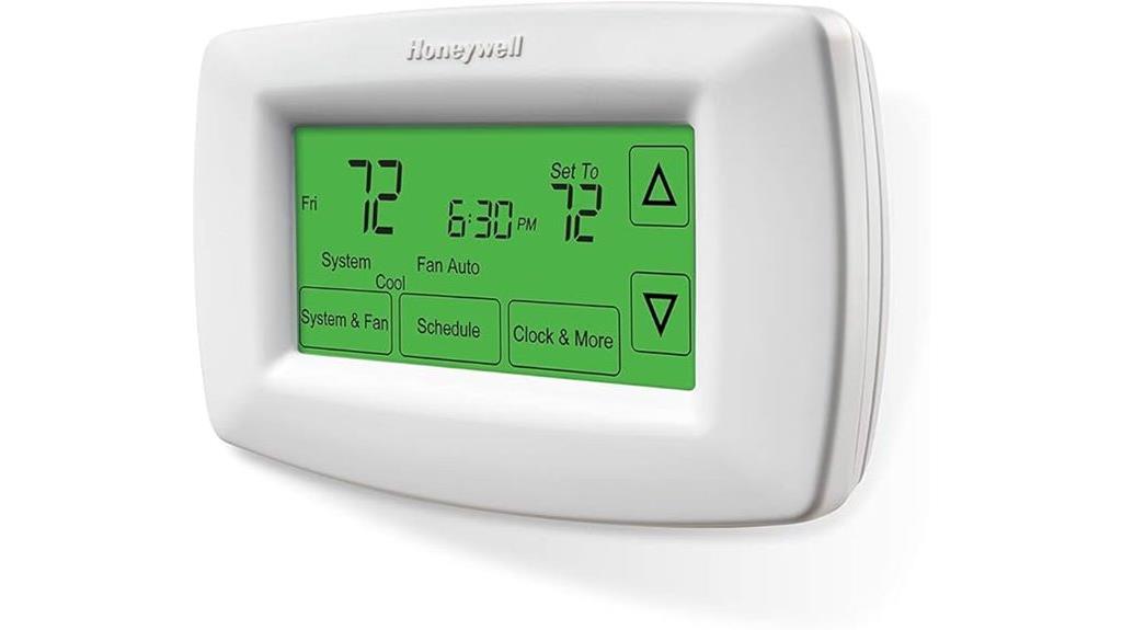 honeywell 7 day touchscreen