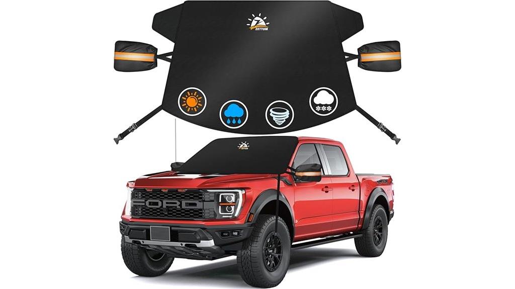 ice and snow windshield cover