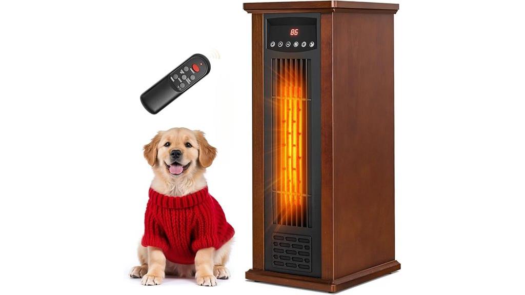 indoor infrared heating device