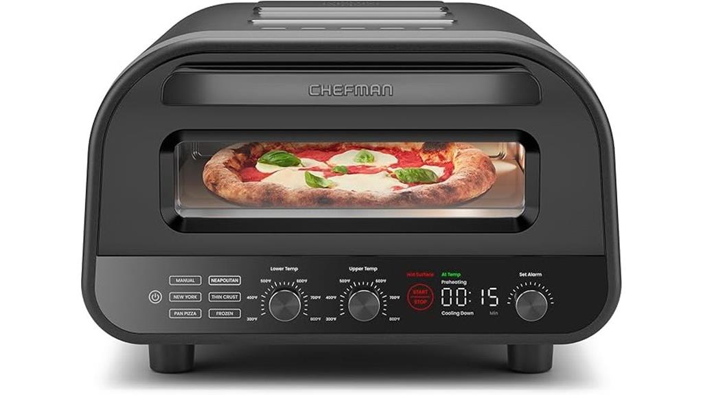 indoor pizza oven with presets