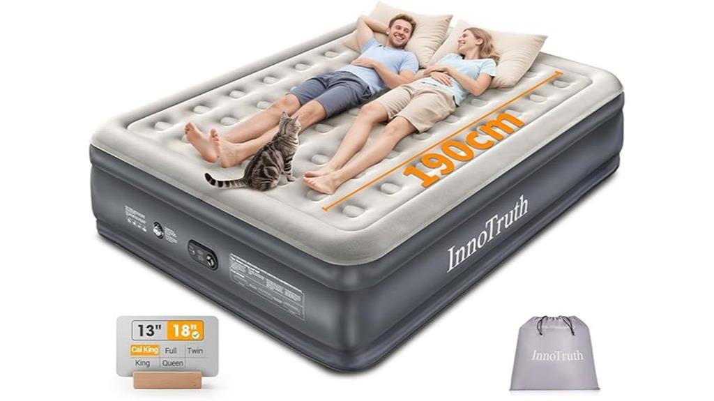 inflatable mattress with pump