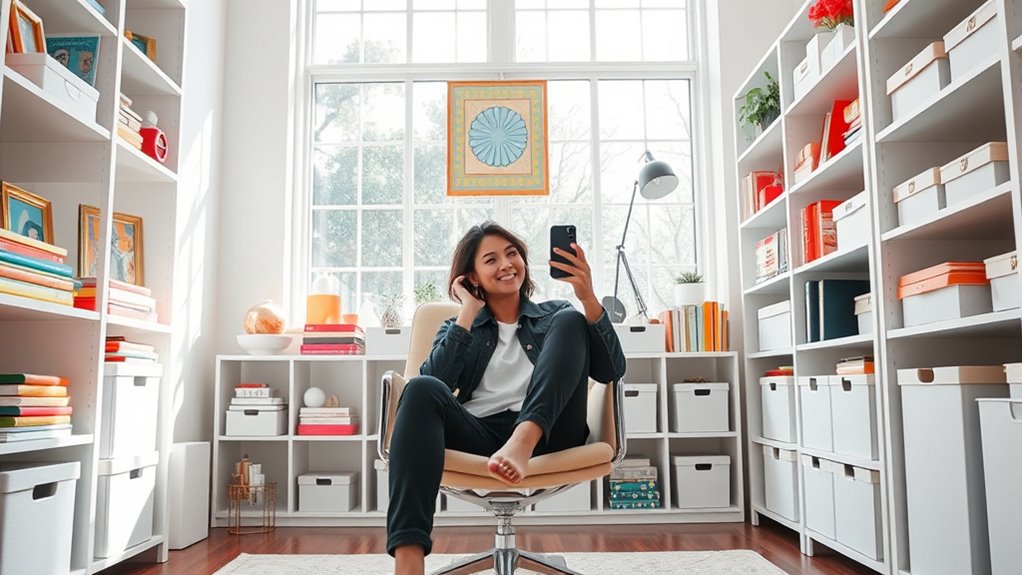 influencers motivate decluttering tips