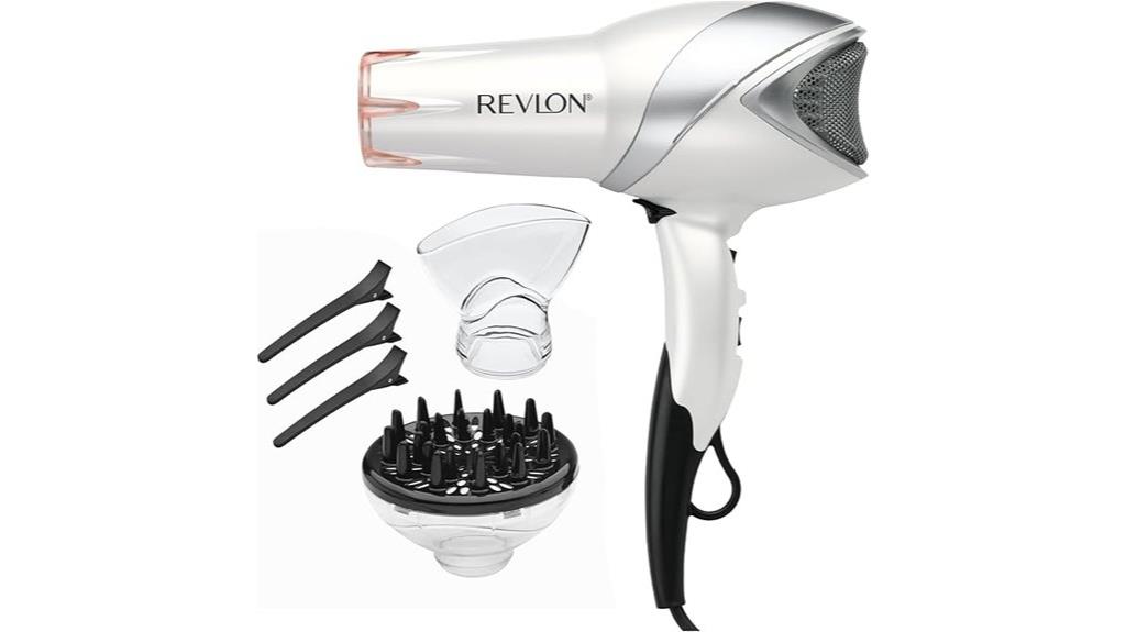 infrared hair dryer with diffuser